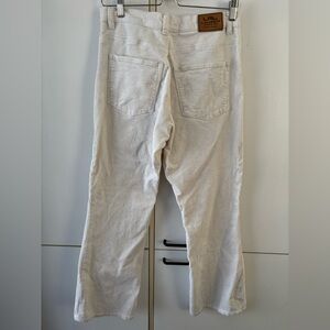 Lauren Ralph Lauren Classic BootCut White Corduroy Pants Women US8 Oldmoney